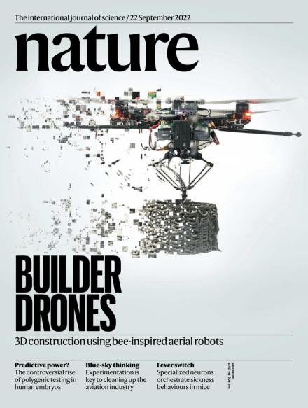 多无人机协同3D打印盖房子，研究登上Nature封面